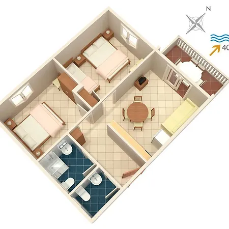 Appartement Bilo 4202c *